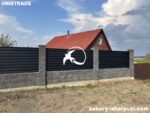 Забор жалюзи ромб фото
